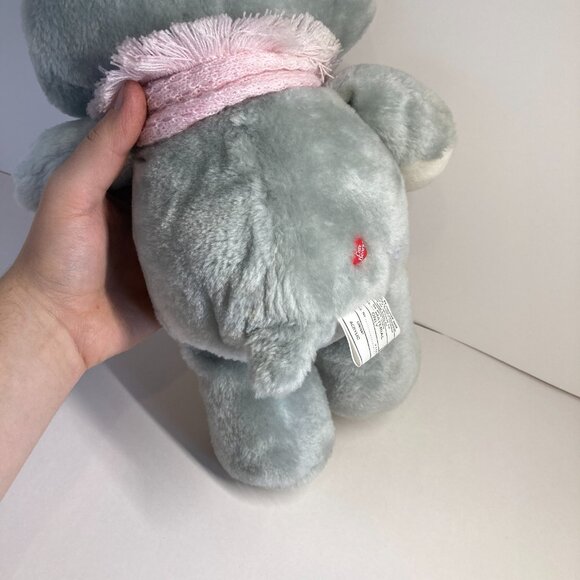 Vintage 1983 Kenner Care Bears Grams BEAR 15" Plush 80s Grandma Gran Gray - Picture 10 of 12